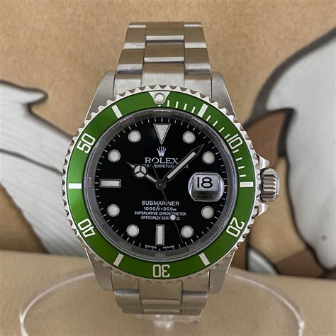 comprare rolex ghiera verde nuovo|Rolex Submariner Ghiera verde Fat Four Mark I 16610LV.